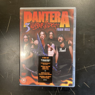 Pantera - 3 Vulgar Videos From Hell 2DVD (VG+/M-) -groove metal-